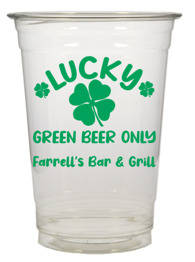 St. Patrick's Day Plastic Cups