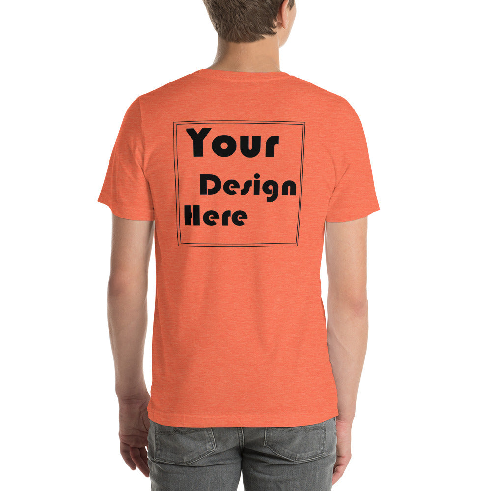 Personalized Front and Back Short-Sleeve Unisex T-Shirt - All Personalization